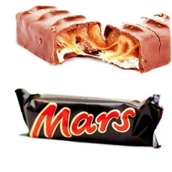 Товар Шоколадний батончик Mars Nougat Caramel Марс молочний шоколад з карамеллю та нугою 51г