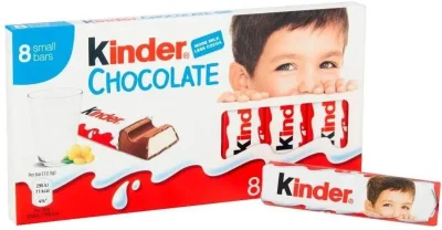 Товар Шоколадні батончики Kinder T8 Chocolate Кіндер Т8 з молочним Какао кремом 8шт 100г