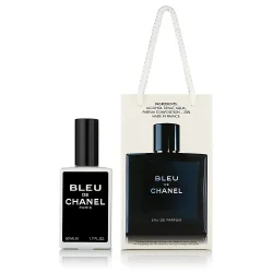 Товар Парфумована вода Чоловіча Подарунок Chanel Bleu de Chanel eau de parfum Шанель Блакитний Для Чоловіків сумочка 50мл