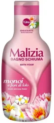 Товар Гель-піна для душу ванни Зволоження Malizia Bagno Schiuma Monoi fiori Loto Bath Foam Малізія Моной та квіти Лотоса 1000мл