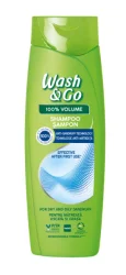 Товар Шампунь проти лупи Wash&Go 100% Volume Shampoo with anti-Dandruff technology Вош енд Гоу Проти випадіння волосся 360мл