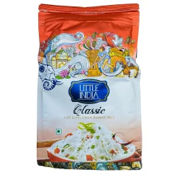 Товар Рис Басматі Довгозернистий Золотистий Little India 1121 Long Grain Basmati Rice Classic Маленька Індія гладкий Шліфованй 1кг