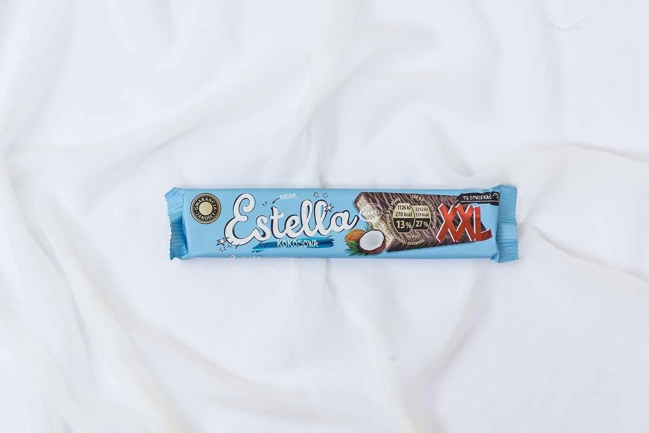 Estella вафлі в шоколаді xxl з начинкою кокос