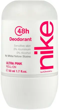Дезодорант Шариковий Nike Woman Ultra Pink 48H Deodorant Sensitive Roll‑On Найк ультра Пінк без алюмінію Ролл-Он Сенсітів 50мл