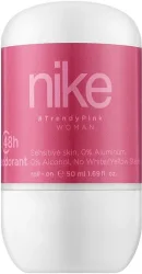 Товар Дезодорант Шариковий Nike Woman Trandy Pink 48H Deodorant Sensitive Roll‑On Найк Модний Пінк без алюмінію Ролл-Он Сенсітів 50мл