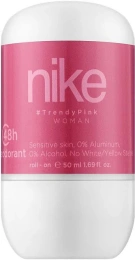 Дезодорант Шариковий Nike Woman Trandy Pink 48H Deodorant Sensitive Roll‑On Найк Модний Пінк без алюмінію Ролл-Он Сенсітів 50мл