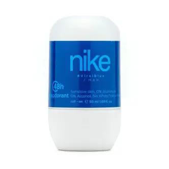 Дезодорант Шариковий Nike Man ViralBlue 48H Deodorant Sensitive Roll‑On Найк Вірусний Синій без алюмінію Рол-Он Сенсітів 50мл