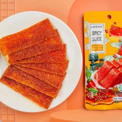 Товар Снеки латяо Слайси Lakexixi La Tiao Spicy Slice Sweet and Spicy Flavor Пікантний з Солодким перцем Пакет 26г