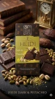Шоколад чорний Heidi Dark&Pistachio Dark Chocolate 48% Хайді плитка хрумка Фісташка в темному шоколаді Плитка 80г