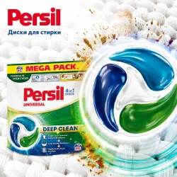 Товар Диски для прання Persil Universal Deep Clean 4in1 Discs Персіл Універсальні капсули 4в1 Пакет 60шт