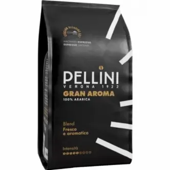 Кава в зернах Pellini Verona Gran Aroma Arabica Blend Fresco Aromatico Пелліні Верона Арома Пакет 1000г