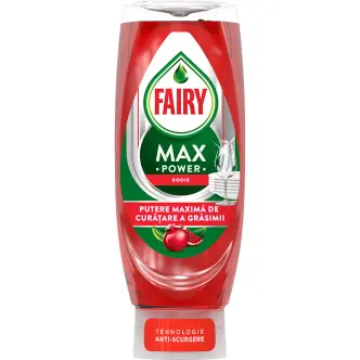 Гель для миття Посуду Fairy Max Power Rodie Фейрі ефективний Антижир технологія Антирозлив Гранат 730мл