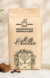 Товар Кава мелена ароматизована ZFC Milk Chocolate Ground Coffee Medium roast Закарпатська фабрика кави Молочний Шоколад Бленд 250г