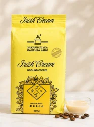 Товар Кава мелена ароматизована ZFC Irish Cream Ground Coffee Medium roast Закарпатська фабрика кави Ірландські вершки Бленд 250г
