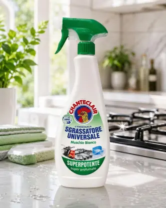 Універсальний знежирювач Chante Clair Sgrassatore universale superpotente muschio bianco profumo Шантеклер Білий Мускус 600мл