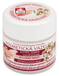 Мазь косметична вазелінова Kralovstvi Bylin Kosmeticka vazelina Extra Jemna Osvedcena Mast Екстра м'яка для Чутливої шкіри 150мл