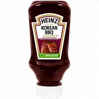 Соус барбекю міні Heinz Korean BBQ Style Sauce Хейнз Насичений соус у корейському стилі з пікантним смаком 265мл