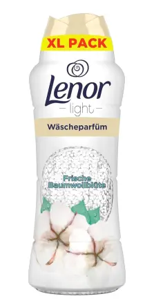 Кондиціонер для прання Парфумований Гранули Lenor Light Perfume Baumwollblute XL Pack Ленор ароматичні перлини Квіти бавовни 510г