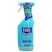 Засіб для миття Скла та душових Кабін Viakal Vetro Doccia Fiore Bianco Віакал проти Мильних відкладень Весняні квіти Спрей 470мл