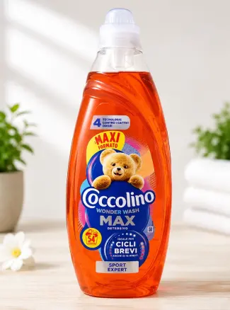 Гель для Швидкого прання Coccolino Wonder Wash Max Gel Short Cycles Pro-S Sport Expert Коколіно Максі Спорт Експерт 54прань 2160мл