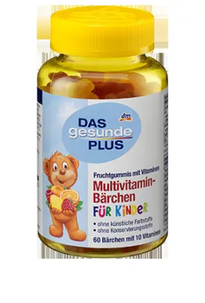Вітамінний комплекс DAS gesunde PLUS Multivitamin-Barchen для дітей 60шт