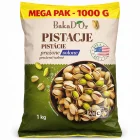 Фісташки каліфорнійські Солені BakaD’or Pistacje Prazone Solone MegaPack БакаДОр горішки Смажені напіввідкриті Пакет 1000г