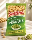 Арахіс смажений солоний Soltina Roasted Salted Peanuts Wasabi Flavor Солтіна з смаком Васабі 100г