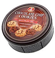 Печиво асорті Patisserie Matheo зі шматочками шоколаду chocolate chip cookis patisserie matheo, 454 г, ж/б