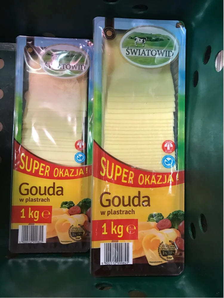 Сир Swiatowid гауда нарізка 1кг