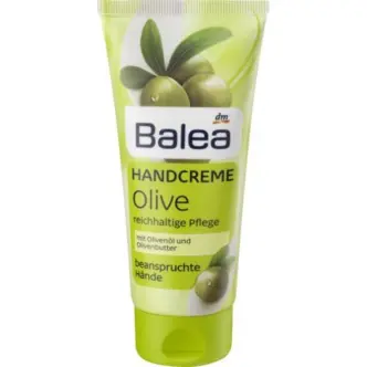 Зволожувальний крем для рук і нігтів з оливковою олією Balea olive handcreme reichhaltige pflege 100мл