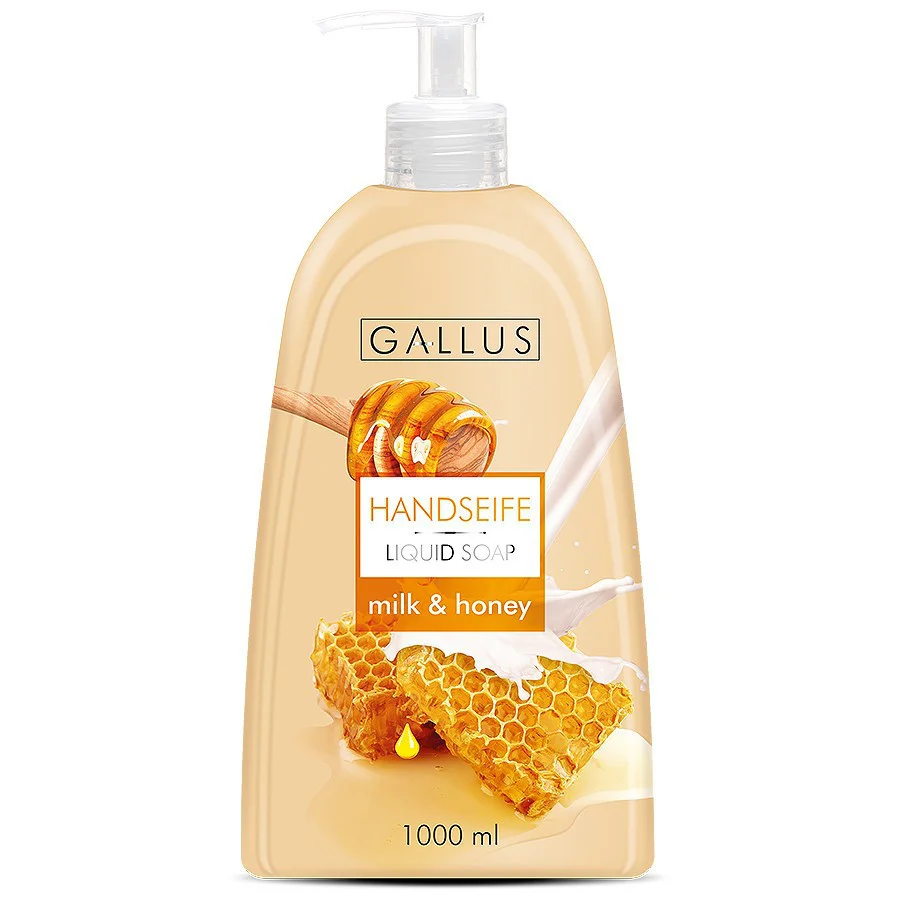 Мило рідке Gallus gallus handseife milk honey 1 л
