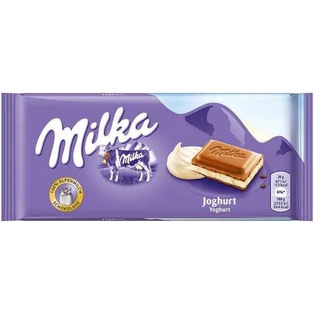 Шоколад milka milka joghurt йогурт 100g