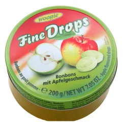 Товар Льодяники Woogie fine drops зі смаком яблука 200г