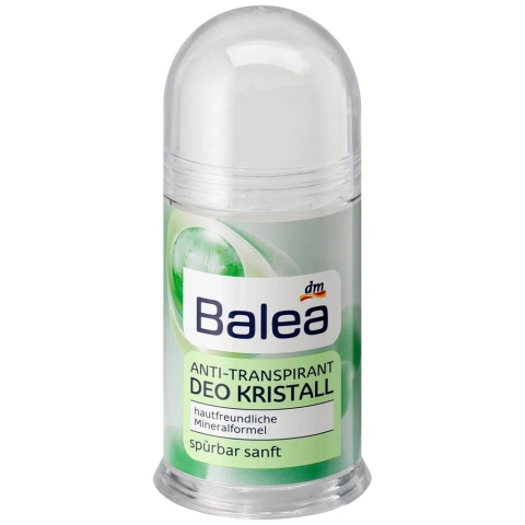 Дезодорант антиперспірант Balea sensitive кульковий кристал 100мл