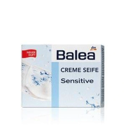 Кускове крем-мило Balea balea creme seife sensitive для чутливої шкіри 100 грамів