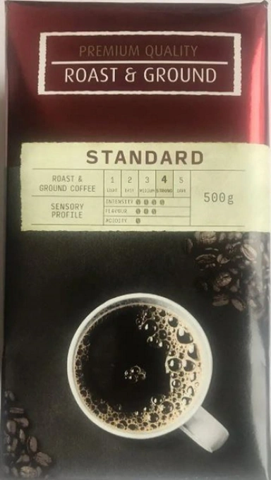 Кава мелена Standard Coffee standart roast & ground 500г