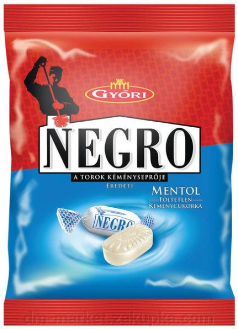 Льодяники Negro Mentol Негро Ментол мята 79г