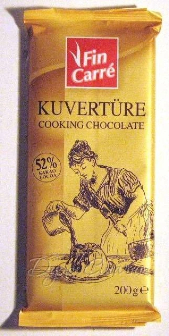 Шоколад чорний Fin Carre kuverture 200г