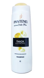 Шампунь для Тонкого та Ослабленого волосся Зміцнюючий Pantene Pro-V Active Nutri Plex Thick&Strong Пантін Відновлення 400мл