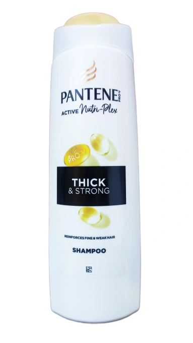 Шампунь для Тонкого та Ослабленого волосся Зміцнюючий Pantene Pro-V Active Nutri Plex Thick&Strong Пантін Відновлення 400мл