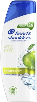 Шампунь проти Лупи Head&Shoulders Anti-Dandruff Shampoo Apple Fresh Microbiome Хедн Шолдерс для нормального волосся Яблуко 400мл
