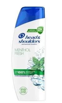 Шампунь проти Лупи Head&Shoulders Anti-Dandruff Shampoo Menthol Fresh Microbiome Хедн Шолдерс для нормального волосся Мята 400мл