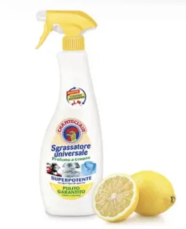 Засіб очисний універсальний Антижир Спрей ChanteClair Sgrassatore Universale Superprotente di Limone Шантеклер Лимон 600мл