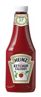 Кетчуп томатний Heinz Ketchup łagodny Grown not made 57 varieties Хейнз Соус лагідний мякий Солодкий Пластик пляшка 1000г