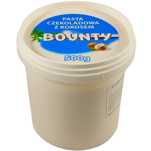 Шоколадна паста Bounty Czekoladowa z Kokosem Pasta Баунті молочний шоколад з стружкою Кокоса Відерко 500г