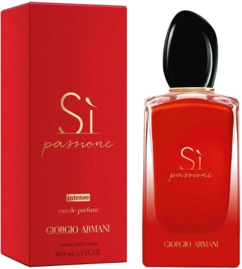 Парфумована вода Жіноча Giorgio Armani Si Passione Джорджіо Армані Сі Пристрасть Коробка 100мл
