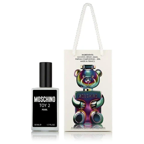 Парфумована вода Жіноча Подарунок Moschino Toy 2 Pearl Мошіно Той 2 Перлина сумочка 50мл