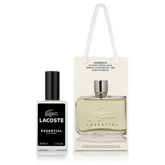 Парфумована вода Чоловіча Подарунок Lacoste Essential Лакост Необхідний сумочка 50мл