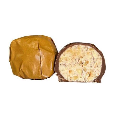 Цукерка Дубайській шоколад Lux Choco 3110 Люкс Чоко з мигдалем та фундуком Обгортка 1шт 50г