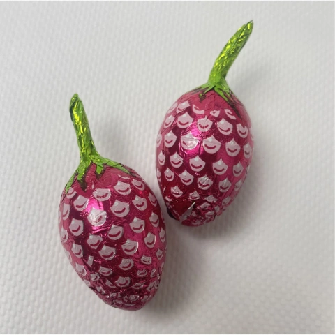 Цукерка шоколадна Фрукти з лікером Abtey Liqueur de Fruits Chocolate Framboise Абтей з рідкою начинкою в фользі Малина 1шт 10г